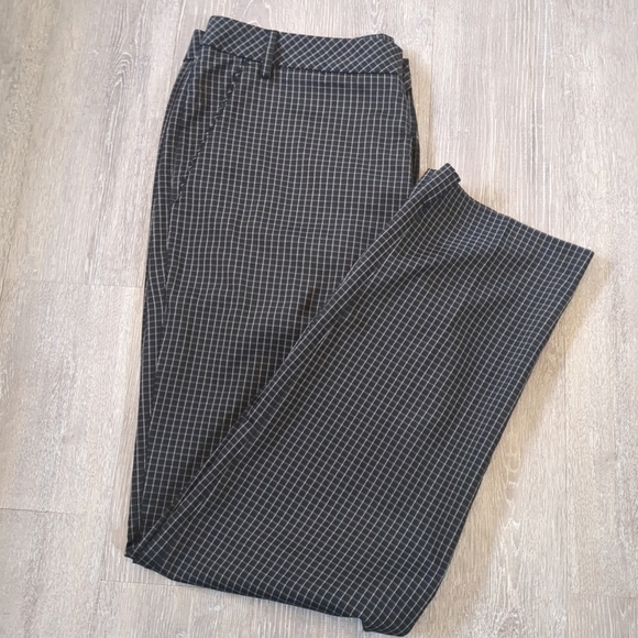 Puma Golf Pants Mens 38X34 Checkered Black and White Athletic Straight Comfort - Picture 2 of 11
